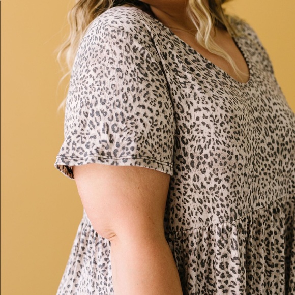 BF SALE❗️Fading Spots Cheetah Print Dress - Picture 11 of 12